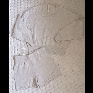 Millk Co Sweater + Shorts